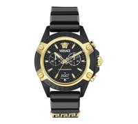 Versace Orologio Cronógrafo al Quarzo Svizzero Unisex-Adulto con Cinturino in Plastica VE8P00724