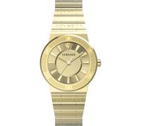 Versace - Orologio da donna Greca Logo bicolore 38 mm Vevh00620 - - Accessories - Donna - Giallo - ONE SIZE
