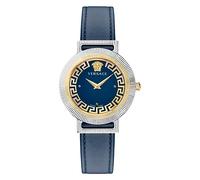 Versace - Chic Orologio in Pelle Blu Oro - - Accessories - Donna - Grigio - ONE SIZE