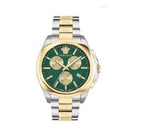 Versace Orologio da polso da donna, cronografo Chrono Lady Bicolor, verde, 40 mm, VE3CA0723, multicolore