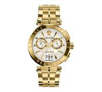 Versace Orologio Analogico al Quarzo Uomo con Cinturino in Acciaio Inox VE1D00419