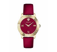 Versace Greca Signature VEVC00921 - Orologio da polso da donna, 38 mm, con cinturino in pelle