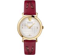 Versace - Orologio in Pelle Medusa Chain Rosso - - Accessories - Donna - Multicolore - ONE SIZE