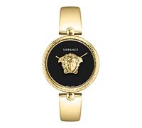 Versace Orologio da donna di lusso, con cinturino dorato e quadrante nero, Oro, OS, Versace | Palazzo Impero