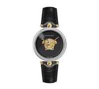 Versace - Palazzo Orologio in Pelle Nera - - Accessories - Donna - Grigio - ONE SIZE