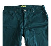 Versace Pantaloni Jeans Slim Fit Verde Uomo