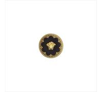 VERSACE - I Love Baroque Piatto Piattino 10cm Nero Oro Porcellana