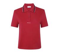 Versace - Polo Medusa con Collo Greek Key - - Tops - Donna - Rosso - S