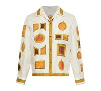 Versace - Printed Silk Twill Shirt - - Blouses & Shirts - Donna - Multicolore - S