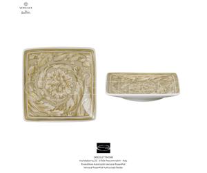 Versace Rosenthal - Barocco Beige - Coppetta Quadra Piana cm 12x12 / inch 4.72
