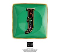 Versace Rosenthal - Holiday Alphabet - J - Coppetta Quadra Piana cm 12 x 12