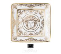 Versace Rosenthal - Medusa Gala - Coppetta quadra piana cm 12 - Rivenditore