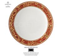 Versace Rosenthal - Medusa Garland Red - Piatto Fondo cm 22 - Rivenditore