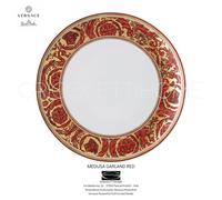 Versace Rosenthal - Medusa Garland Red - Piatto Piano/Frutta cm 21 Rivenditore