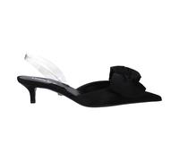 Versace, ,Shoes ,Donna ,Nero ,37 EU Sandali Neri in Raso Piatto
