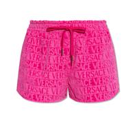 Versace, ,Shorts ,Donna ,Rosa ,2XS Shorts in spugna di cotone