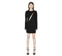 Versace - Slashed Mini Dress - - Dresses - Donna - Nero - S