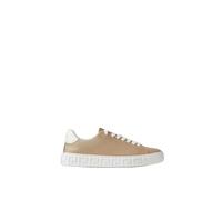 Versace - Sneakers in Pelle Greca - - Shoes - Donna - Beige - 37 1/2 EU