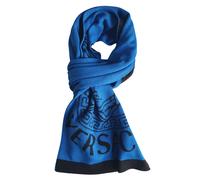 Versace Stola Pashmina Lana Blu