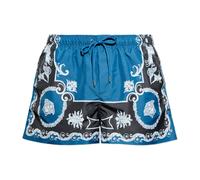 Versace, ,Swimwear ,Uomo ,Blu ,L Swim Shorts With Print