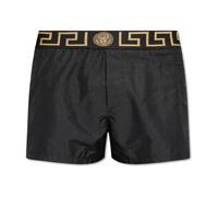 Versace, ,Swimwear ,Uomo ,Nero ,XL Greca Swim Shorts