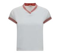 Versace - T-shirt con scollo a V Greca - - Tops - Donna - Bianco - M