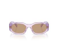 Versace The Clans Ve 4361 Occhiali Da Sole Uomo Viola Geometrico Marrone 53mm