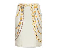 Versace - The Lover Silk Skirt - - Skirts - Donna - Beige - M