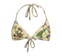 Versace - Top Bikini Stampato - - Swimwear - Donna - Giallo - XL
