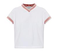 Versace - Top con Scollo a V - - Tops - Donna - Bianco - M