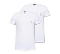 Versace, ,Tops ,Uomo ,Bianco ,2XL T-shirt doppio pack