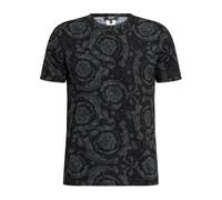 Versace, ,Tops ,Uomo ,Nero ,L Magliette sottogiacca con stampa Barocco