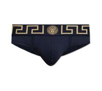 Versace, ,Underwear ,Uomo ,Blu ,M Slip in cotone