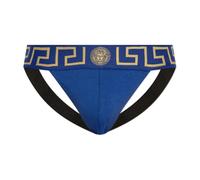 Versace, ,Underwear ,Uomo ,Blu ,S Jockstrap in cotone
