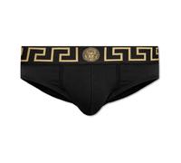 Versace, ,Underwear ,Uomo ,Nero ,M Slip in cotone