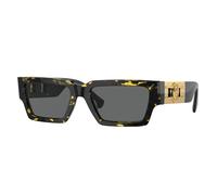 Versace Unisex VE4459 542887 Occhiali da sole Acetato Tartaruga Grigio Squadrata Normale