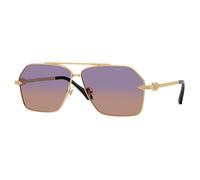 Versace Uomo VE2284 1002EL Occhiali da sole Metallo Oro Pilot Normale Sfumato