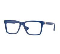 Versace Uomo VE3328 5450 Montature da vista Acetato Blu Trasparente Squadrata Normale