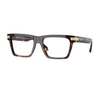 Versace Uomo VE3354 5466 Montature da vista Acetato Nero Trasparente Squadrata Normale
