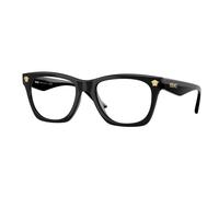Versace Uomo VE3363U GB1 Montature da vista Iniettato Nero Trasparente Pillow Normale