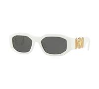 Versace Uomo VE4361 401/87 Occhiali da sole Nylon Bianco Grigio Geometrica Normale