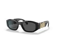 Versace Uomo VE4361 GB1/87 Occhiali da sole Nylon Nero Grigio Geometrica Normale Sfumato