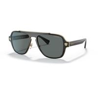 Versace Uomo Versace Sonnenbrille VE2199-100281-57 Occhiali da sole, Multicolore (Mehrfarbig), 57