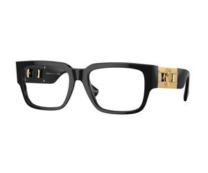Versace Uomo Versace VE3350 GB1 Montature da vista Acetato Nero Squadrata Normale