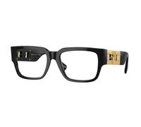 Versace Uomo Versace VE3350 GB1 Montature da vista Acetato Nero Trasparente Squadrata Normale