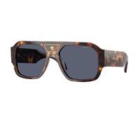 Versace Uomo Versace VE4508U 55372V Occhiali da sole Acetato Tartaruga Blu Squadrata Polarizzata