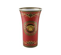 VERSACE VASO CM 34 MEDUSA ROSSO