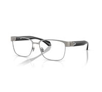 Versace Uomo VE1306 1262 Montature da vista Metallo Grigio Trasparente Pillow Normale