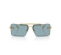 Versace Ve 2245 Occhiali Da Sole Donna Oro Blu 60mm