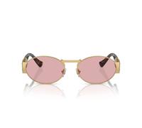 Versace Ve 2264 Occhiali Da Sole Unisex Rosa Geometrico Viola 56mm